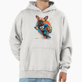 French Bulldog Playing American Football Hoodie - Trendy Graphic Unisex - T-Shirt, Sweatshirt, Hoodie