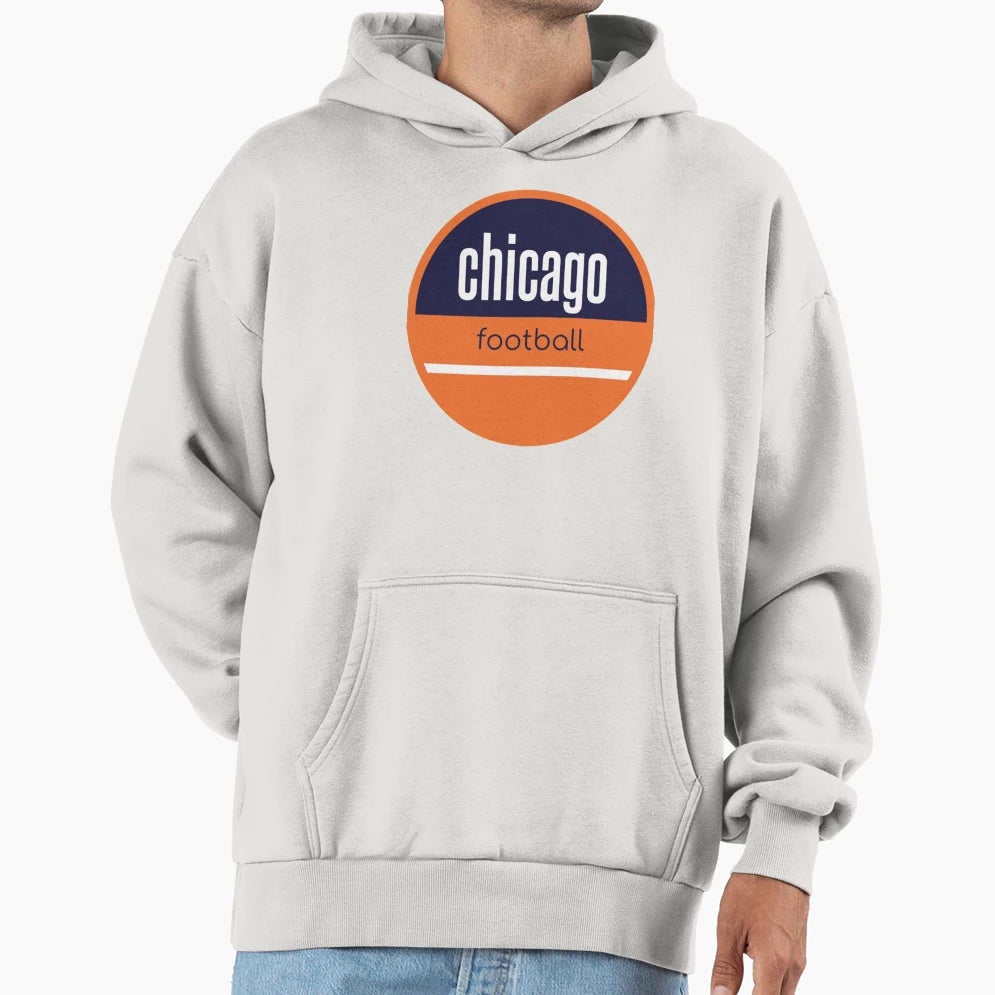 Chicago Football Hoodie - Unique Graphic for Adults - T-Shirt, Sweatshirt, Hoodie