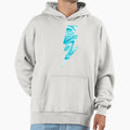 Blue Lightning Hoodie - Custom Art Print Men Women - T-Shirt, Sweatshirt, Hoodie
