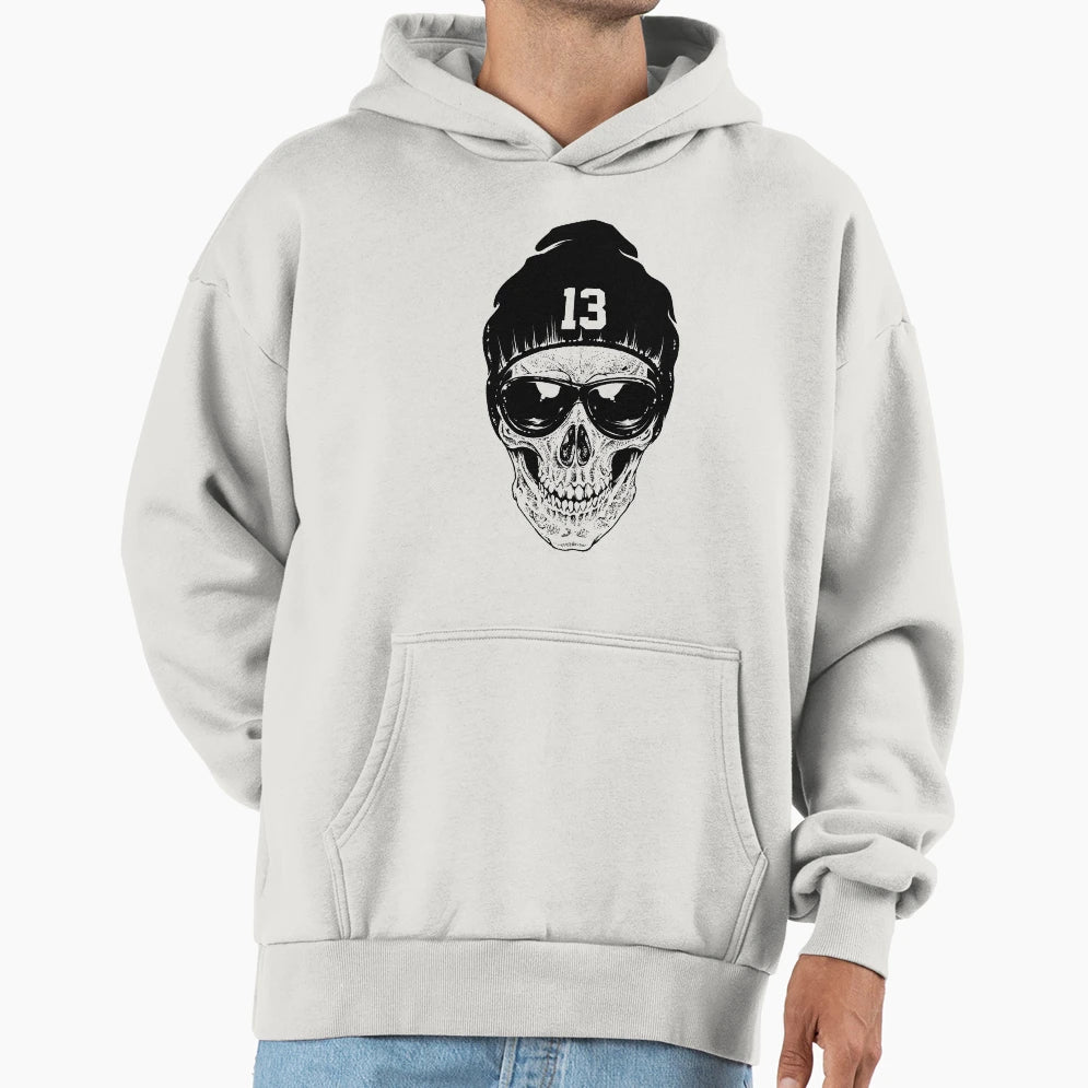Skullno 13 Hoodie - Unique Graphic Men Women - T-Shirt, Sweatshirt, Hoodie