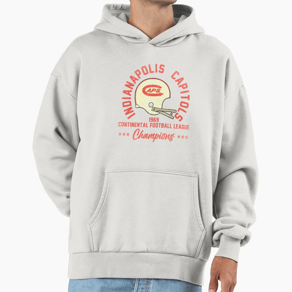 Indianapolis Capitols Distressed Hoodie - Streetwear Style Unisex - T-Shirt, Sweatshirt, Hoodie