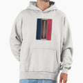 Football Red White Blue And Silver Team Hoodie - Trendy Graphic for Adults - T-Shirt, Sweatshirt, Hoodie