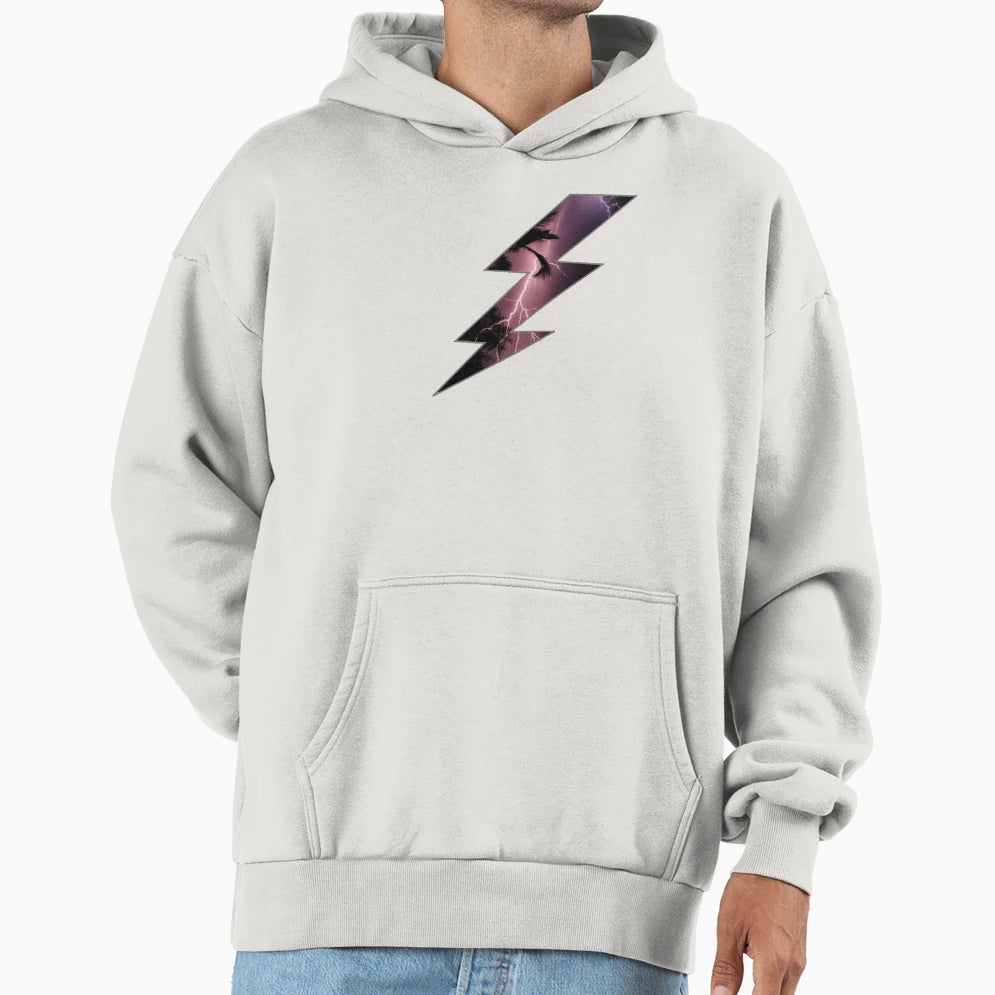 Lightening Bolt Hoodie - Novelty Apparel for Adults - T-Shirt, Sweatshirt, Hoodie