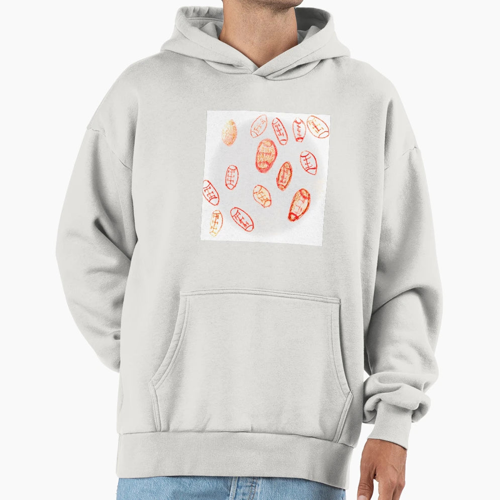 Football Hoodie - Casual Everyday Wear Men Women - T-Shirt, Sweatshirt, Hoodie