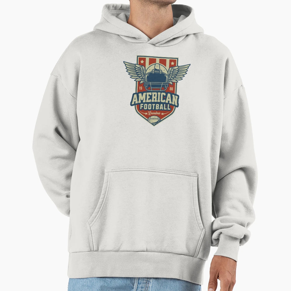American Football Grandma Hoodie - Fun Novelty Design Unisex - T-Shirt, Sweatshirt, Hoodie