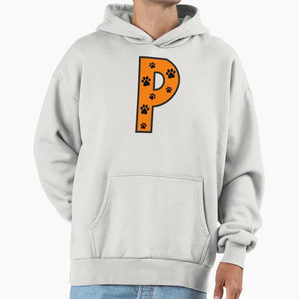 Paw Alphabet Hoodie - Custom Art Print Unisex - T-Shirt, Sweatshirt, Hoodie