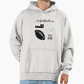Black Watercolor Football Pack Hoodie - Casual Everyday Wear Men Women - T-Shirt, Sweatshirt, Hoodie