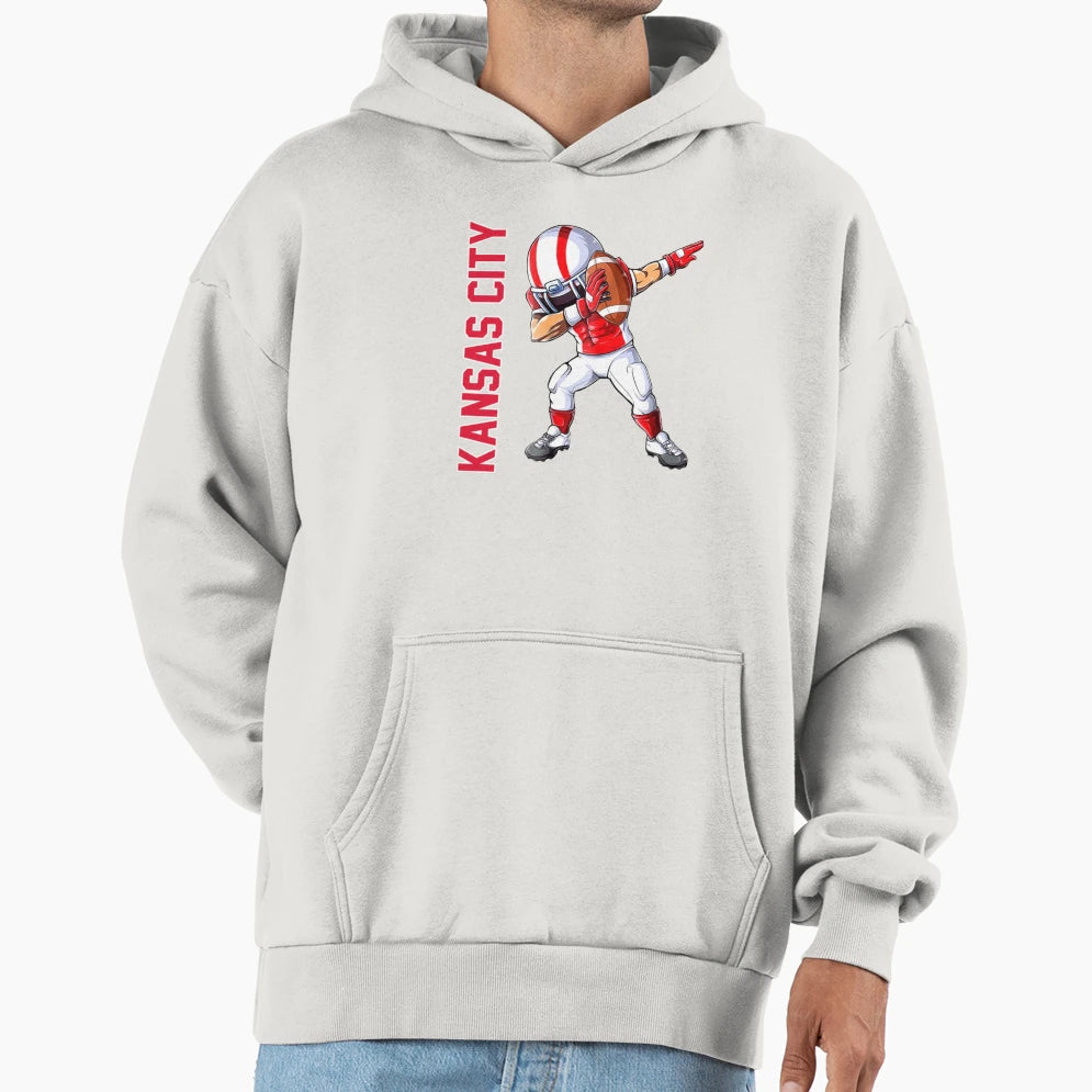 Kansas City Football Detroit Football Hoodie - Minimalist Print Unisex - T-Shirt, Sweatshirt, Hoodie