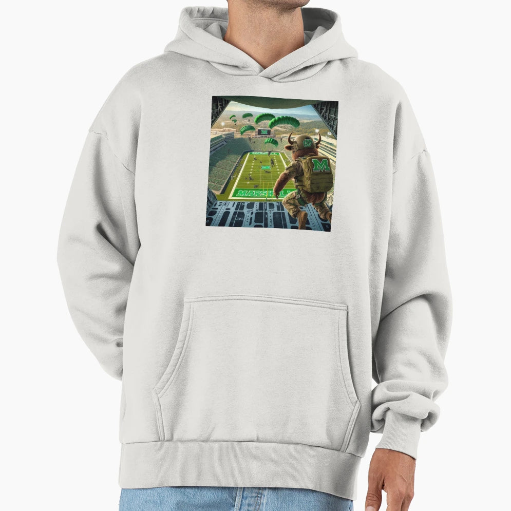 Marshall Free Fall Hoodie - Graphic Print Unisex - T-Shirt, Sweatshirt, Hoodie