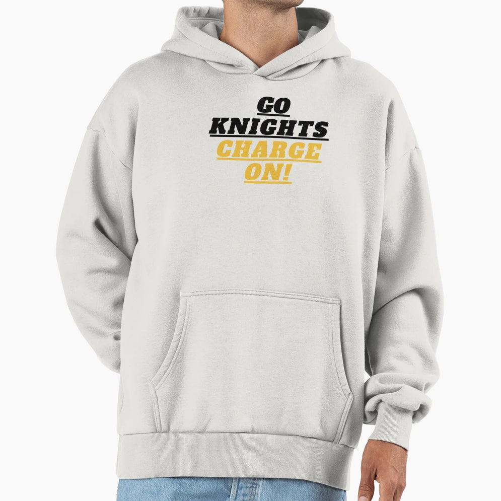 Go Knights Charge Hoodie - Custom Art Print Men Women - T-Shirt, Sweatshirt, Hoodie