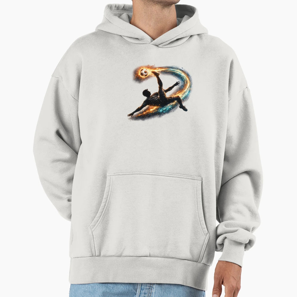 Epic Bicycle Kick Soccer Player Football Hoodie - Trendy Graphic Unisex - T-Shirt, Sweatshirt, Hoodie