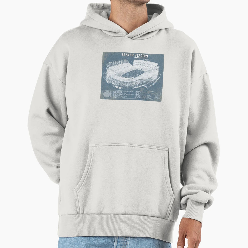 Beaver Stadium Hoodie - Aesthetic Graphic Men Women - T-Shirt, Sweatshirt, Hoodie