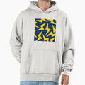 Large Lightning Pattern Large Full Hoodie - Custom Art Print Men Women - T-Shirt, Sweatshirt, Hoodie