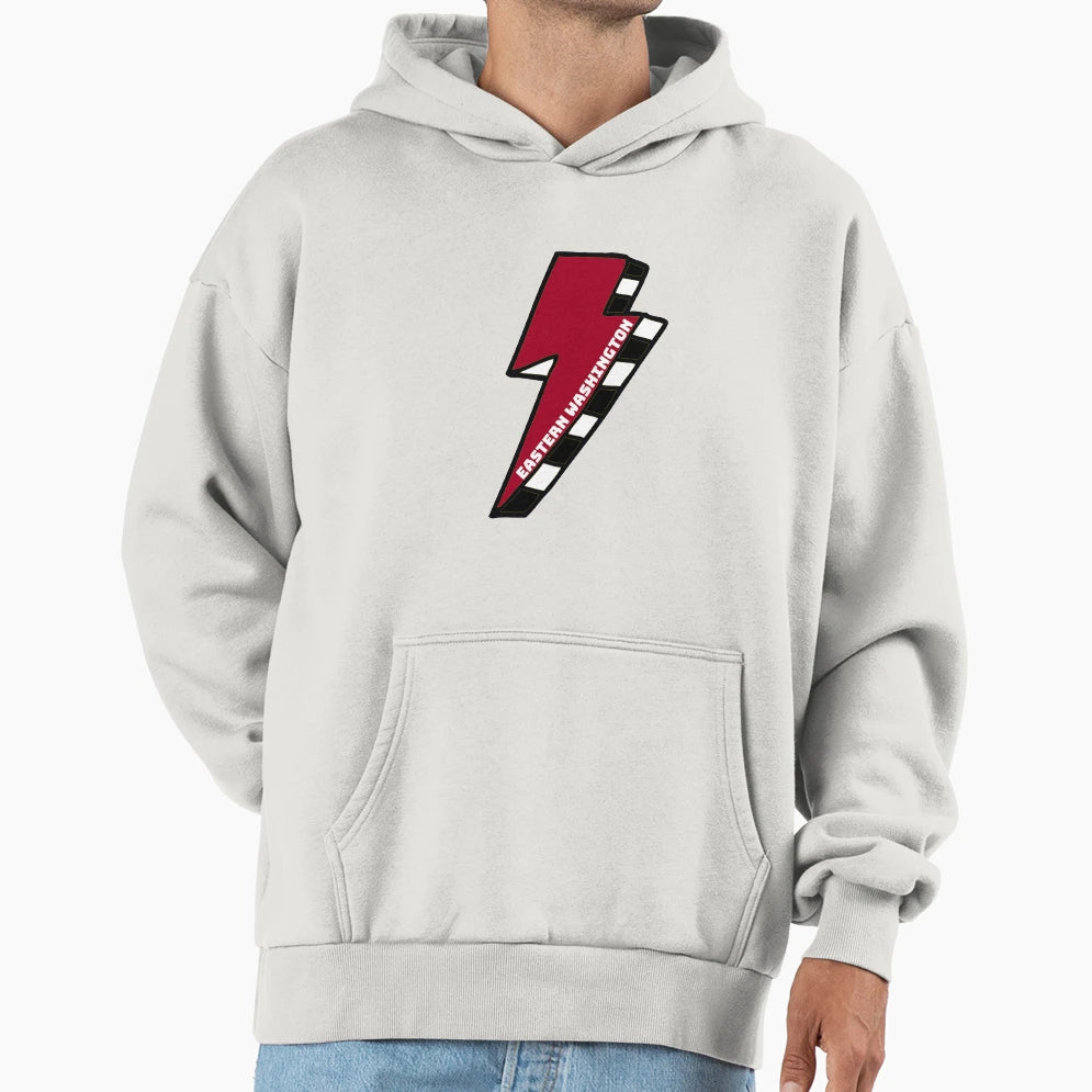 Eastern Washington University Lightning Hoodie - Unique Graphic Men Women - T-Shirt, Sweatshirt, Hoodie