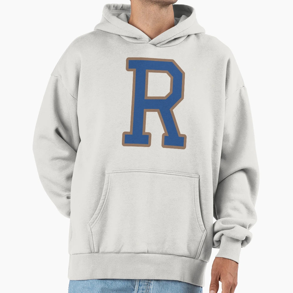 Magical Blue And Bronze Letter R Hoodie - Graphic Print Unisex - T-Shirt, Sweatshirt, Hoodie