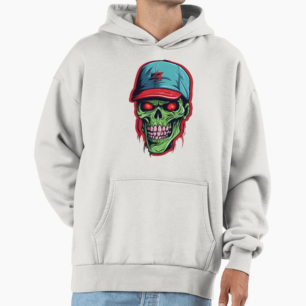 Zombie Hoodie - Custom Art Print for Adults - T-Shirt, Sweatshirt, Hoodie
