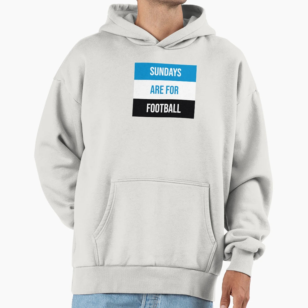 Sundays Are Football Hoodie - Aesthetic Graphic Unisex - T-Shirt, Sweatshirt, Hoodie
