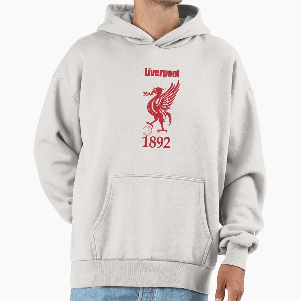Liverpool Red Bird 1892 Football Hoodie - Unique Graphic Unisex - T-Shirt, Sweatshirt, Hoodie