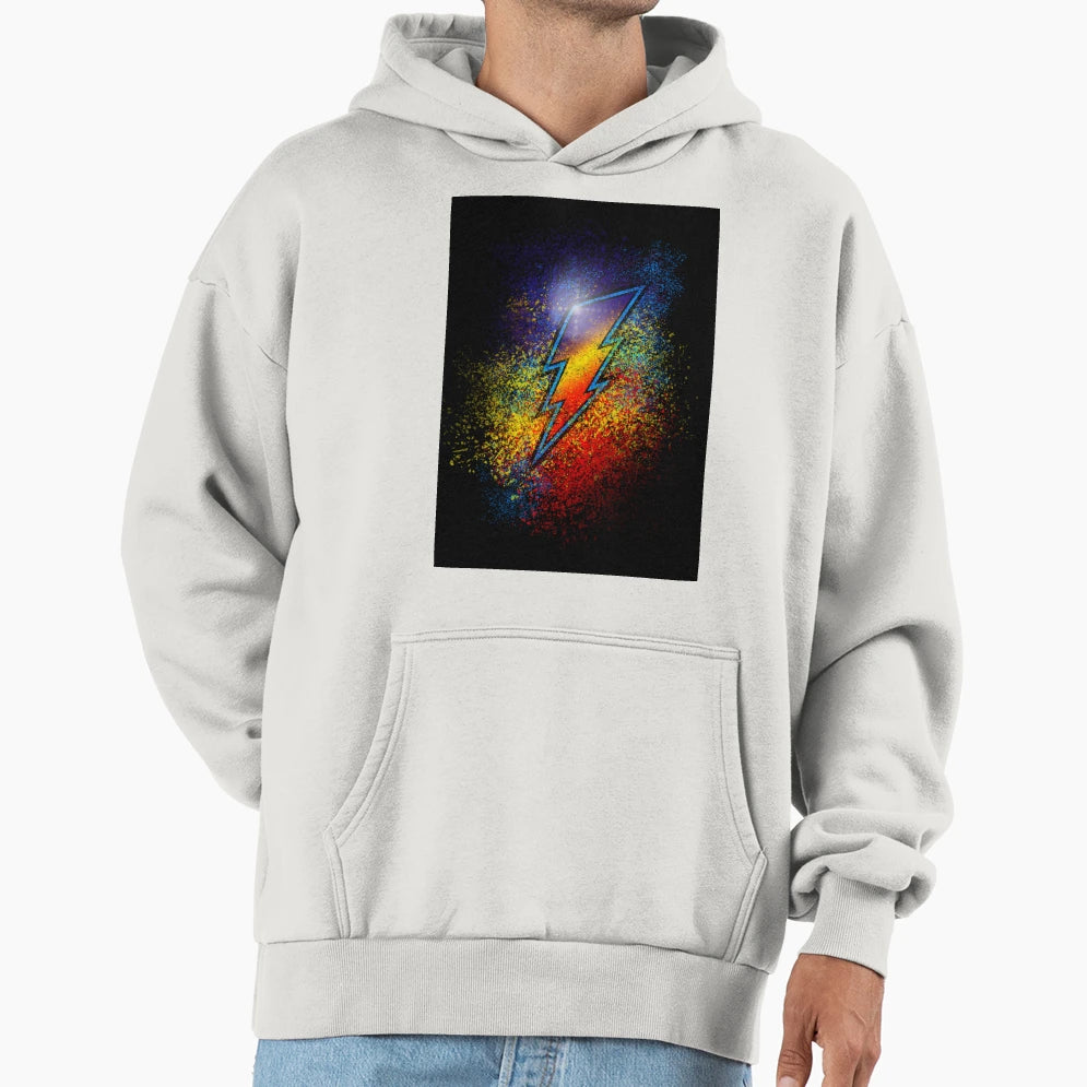 Lightning Bolt Hoodie - Aesthetic Graphic Men Women - T-Shirt, Sweatshirt, Hoodie