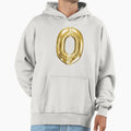 Gold Foil Mylar Balloon Letter O Hoodie - Trendy Graphic for Adults - T-Shirt, Sweatshirt, Hoodie