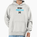 Stay Positive X Funny Math Hoodie - Aesthetic Graphic for Adults - T-Shirt, Sweatshirt, Hoodie