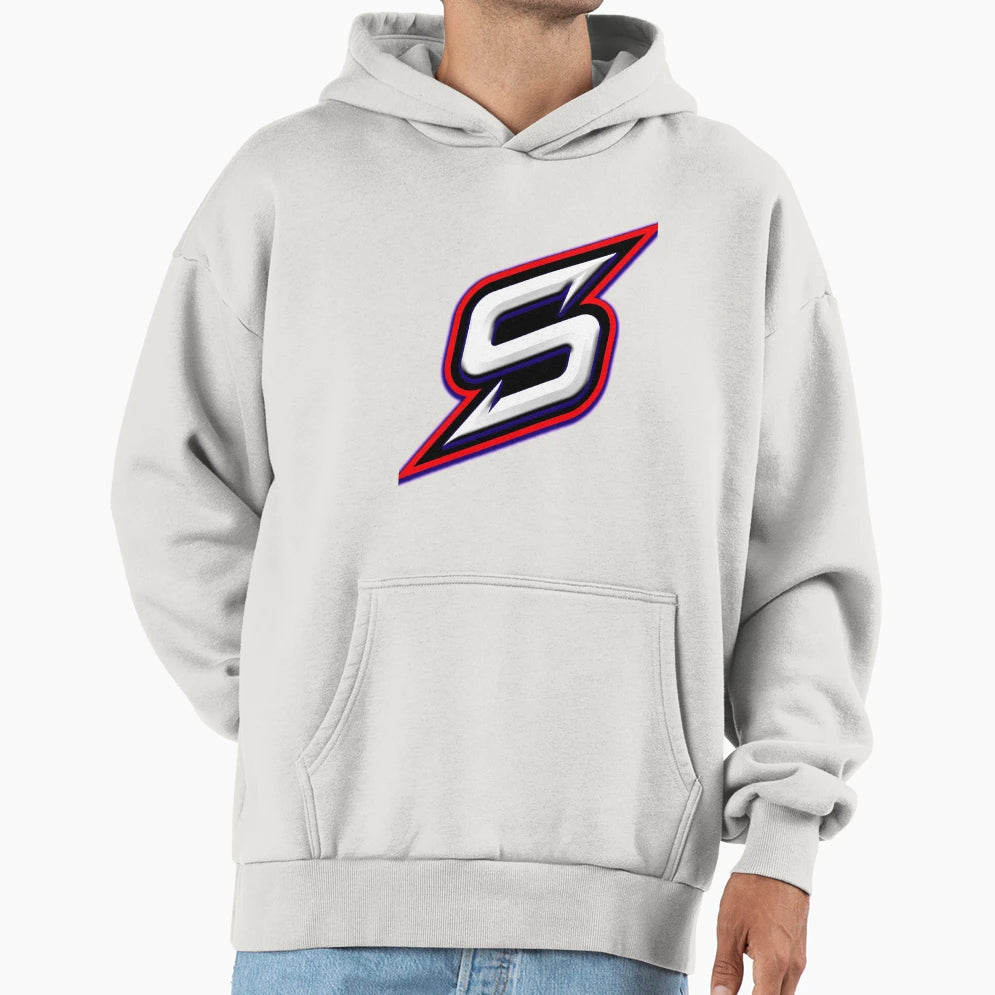 Simple S Letter Hoodie - Casual Everyday Wear Men Women - T-Shirt, Sweatshirt, Hoodie