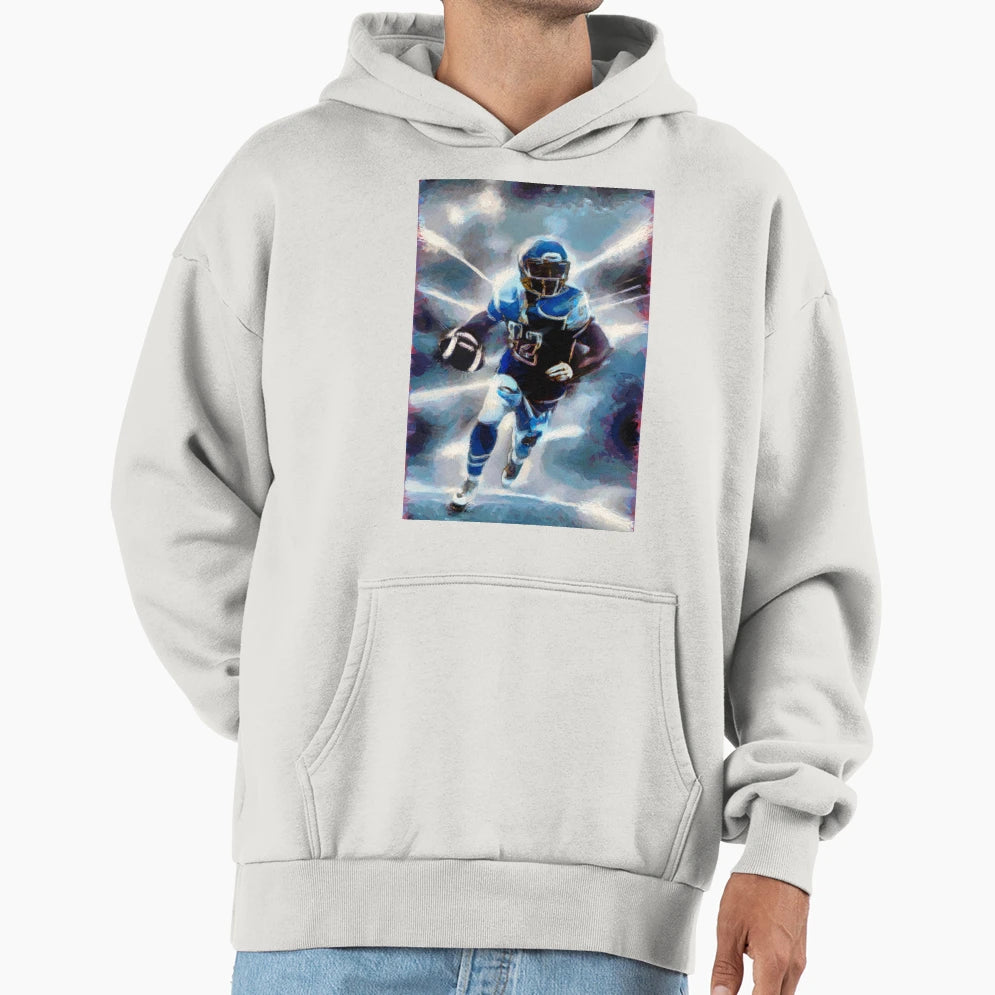 American Football Full Force Photo Hoodie - Minimalist Print Unisex - T-Shirt, Sweatshirt, Hoodie
