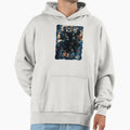 Football Team Red Blue Fire Art Hoodie - Streetwear Style for Adults - T-Shirt, Sweatshirt, Hoodie