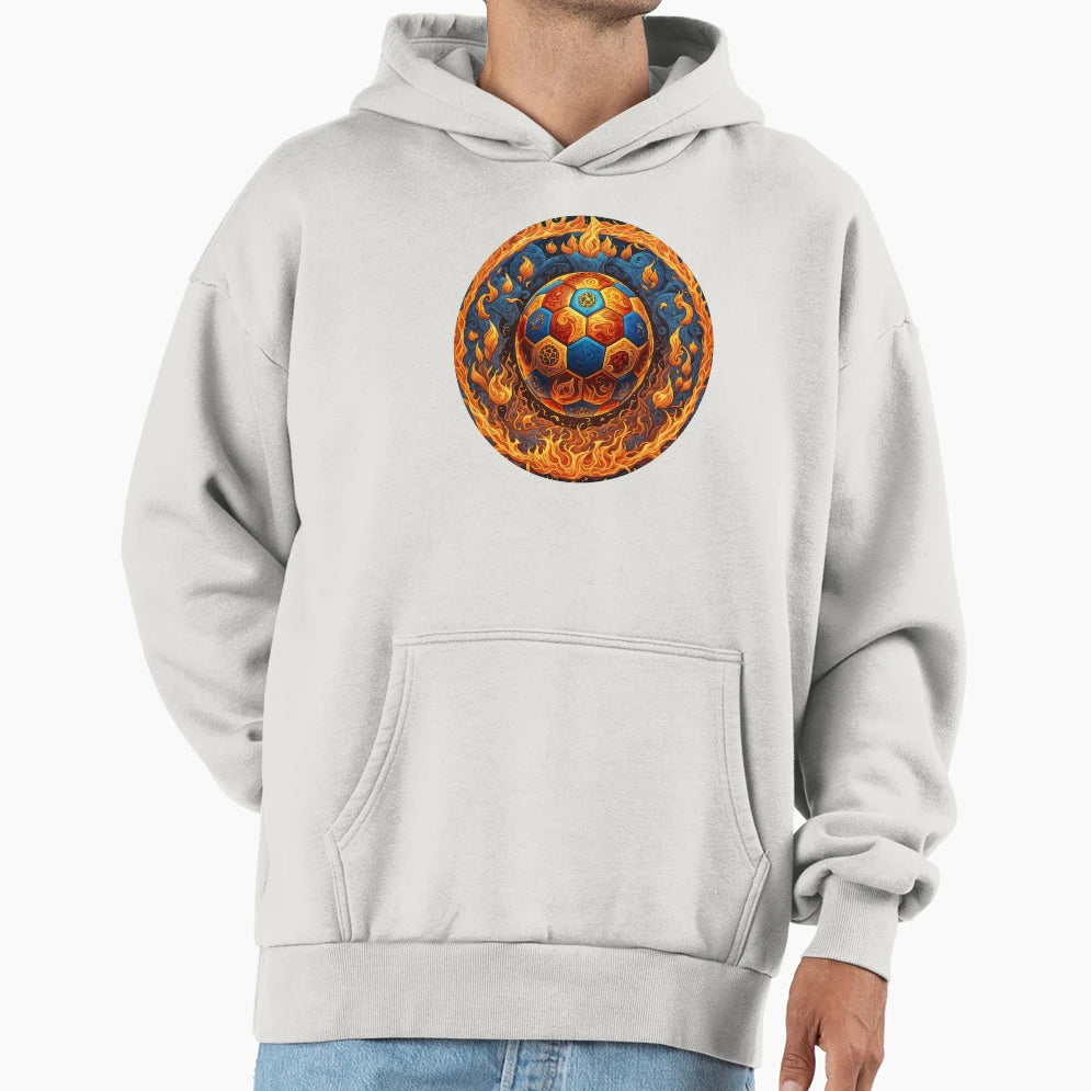 Stunning Festive Soccer Balls Hoodie - Custom Art Print for Adults - T-Shirt, Sweatshirt, Hoodie