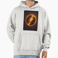 Stylized Lighting Bolt Flat Hoodie - Graphic Print for Adults - T-Shirt, Sweatshirt, Hoodie