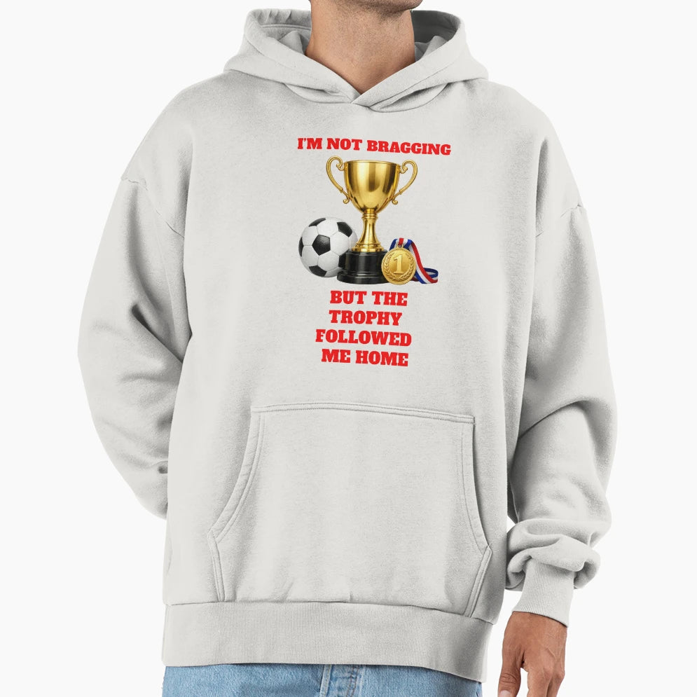 Football Cup Victory Humorous Gold Hoodie - Custom Art Print for Adults - T-Shirt, Sweatshirt, Hoodie