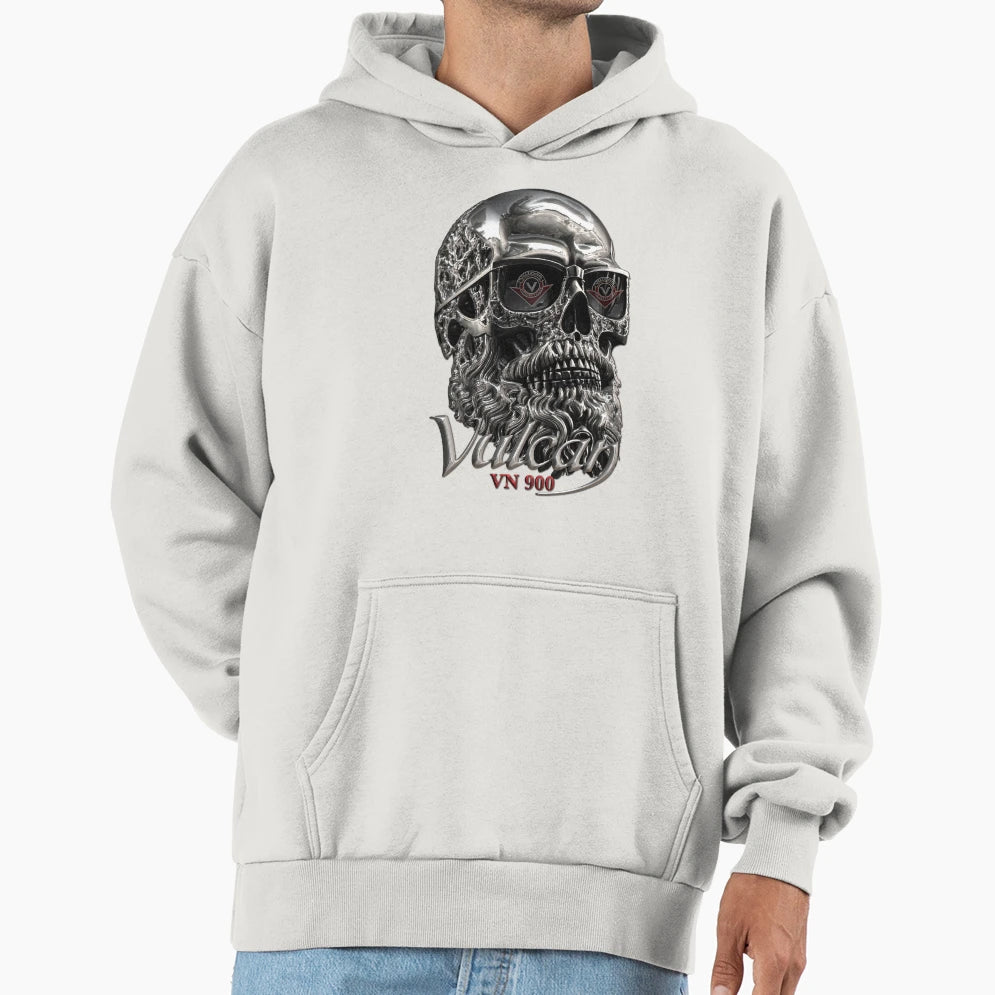 Vulcan Vn 900 Skull 1 Hoodie - Trendy Graphic Men Women - T-Shirt, Sweatshirt, Hoodie