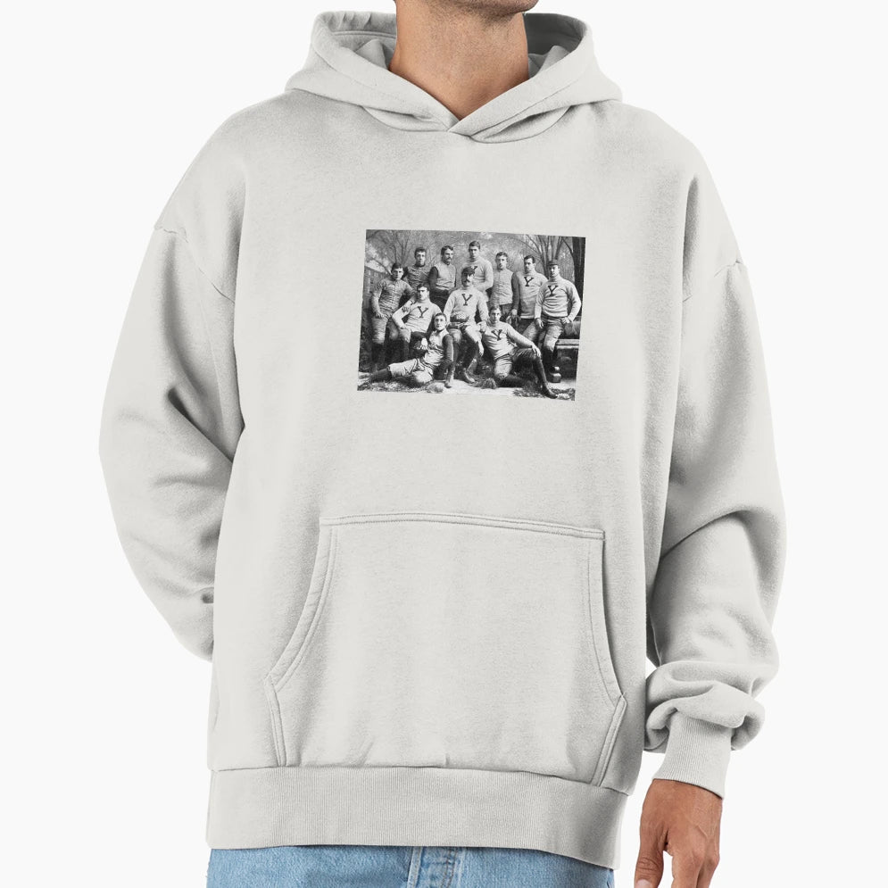 1888 Yale American Football Team Hoodie - Aesthetic Graphic Men Women - T-Shirt, Sweatshirt, Hoodie