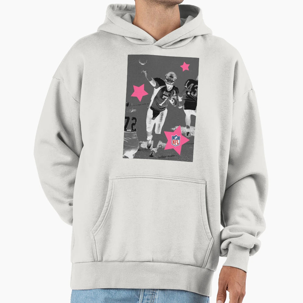 American Football Rugby Players Exciting Hoodie - Aesthetic Graphic Unisex - T-Shirt, Sweatshirt, Hoodie