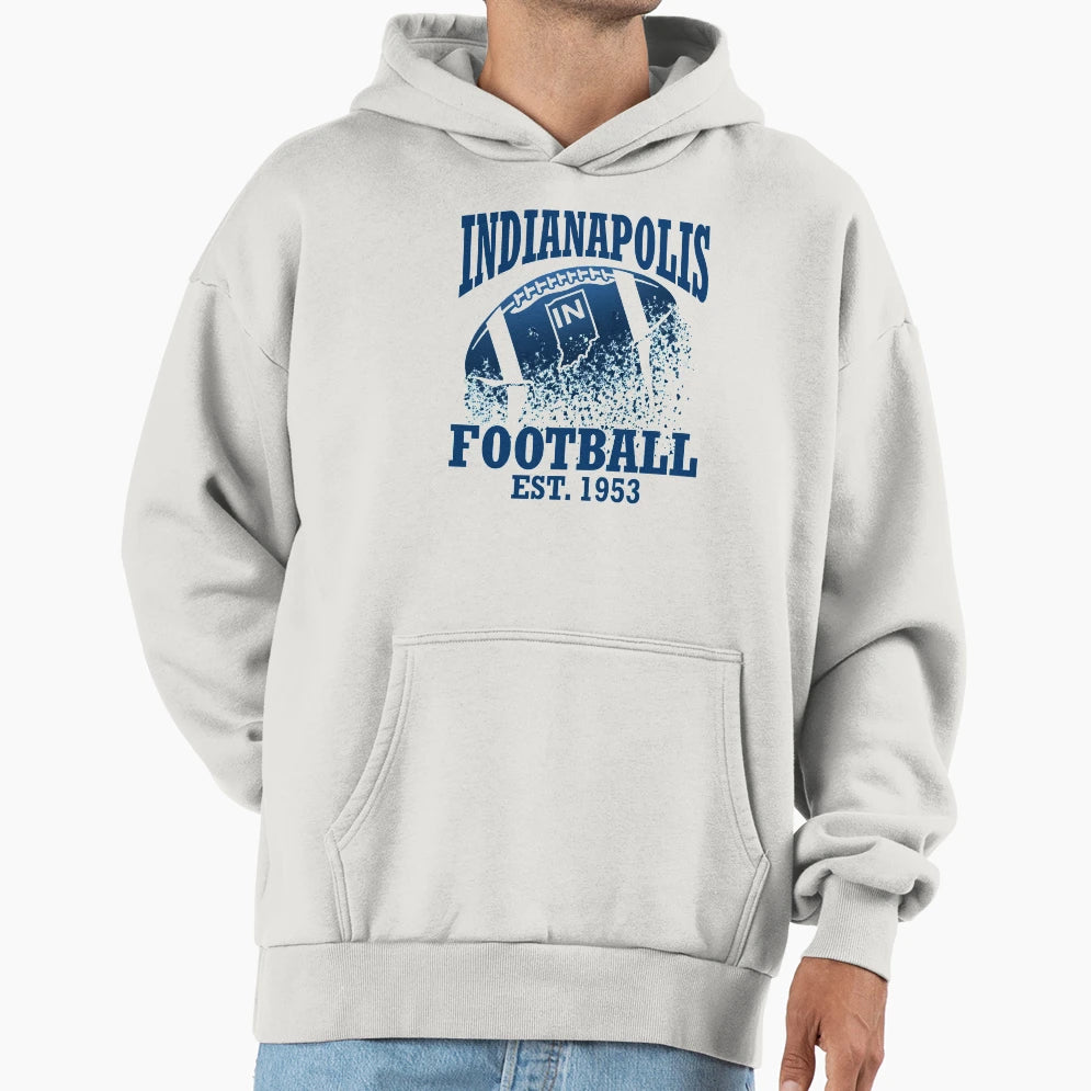 Indianapolis Football Hoodie - Novelty Apparel Men Women - T-Shirt, Sweatshirt, Hoodie