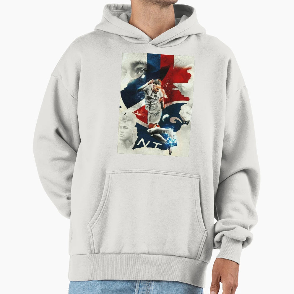Neymar Art Wallpaper Hoodie - Minimalist Print Men Women - T-Shirt, Sweatshirt, Hoodie