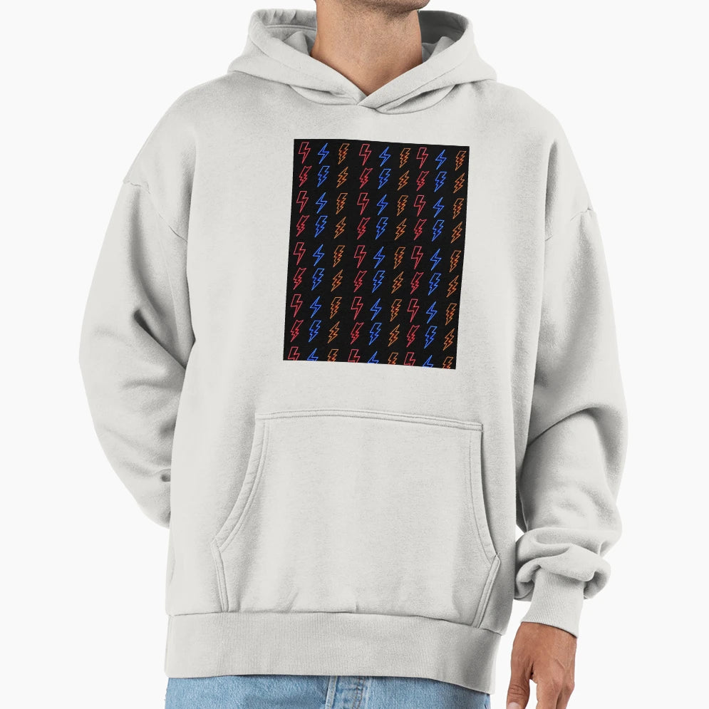 Electric Bolts Hoodie - Casual Everyday Wear for Adults - T-Shirt, Sweatshirt, Hoodie