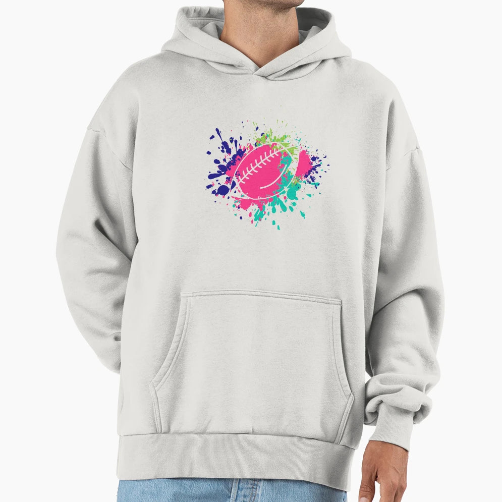 American Football Hoodie - Fun Novelty Design Men Women - T-Shirt, Sweatshirt, Hoodie