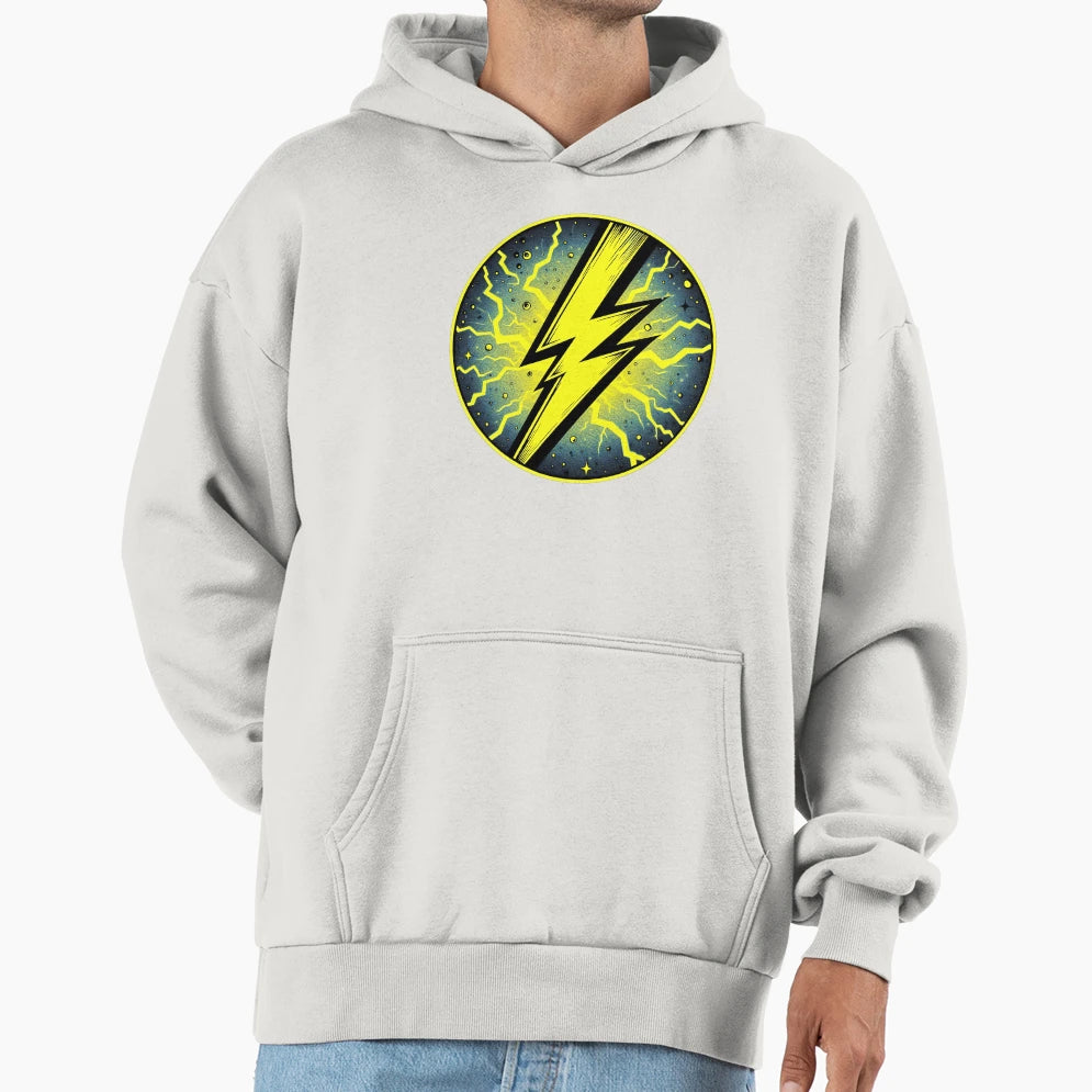 Lightning Bolt Hoodie - Minimalist Print Men Women - T-Shirt, Sweatshirt, Hoodie