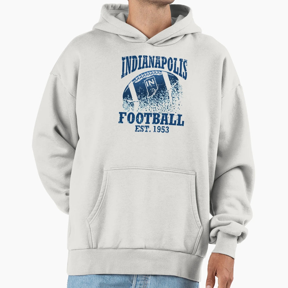 Indianapolis Football Hoodie - Graphic Print for Adults - T-Shirt, Sweatshirt, Hoodie