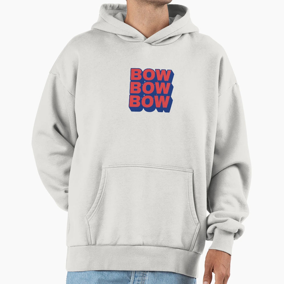 Bow Bow Bow Wnba Indiana Fever Colors Hoodie - Graphic Print Men Women - T-Shirt, Sweatshirt, Hoodie