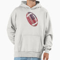 Usa Flag American Football Fan Hoodie - Fun Novelty Design for Adults - T-Shirt, Sweatshirt, Hoodie