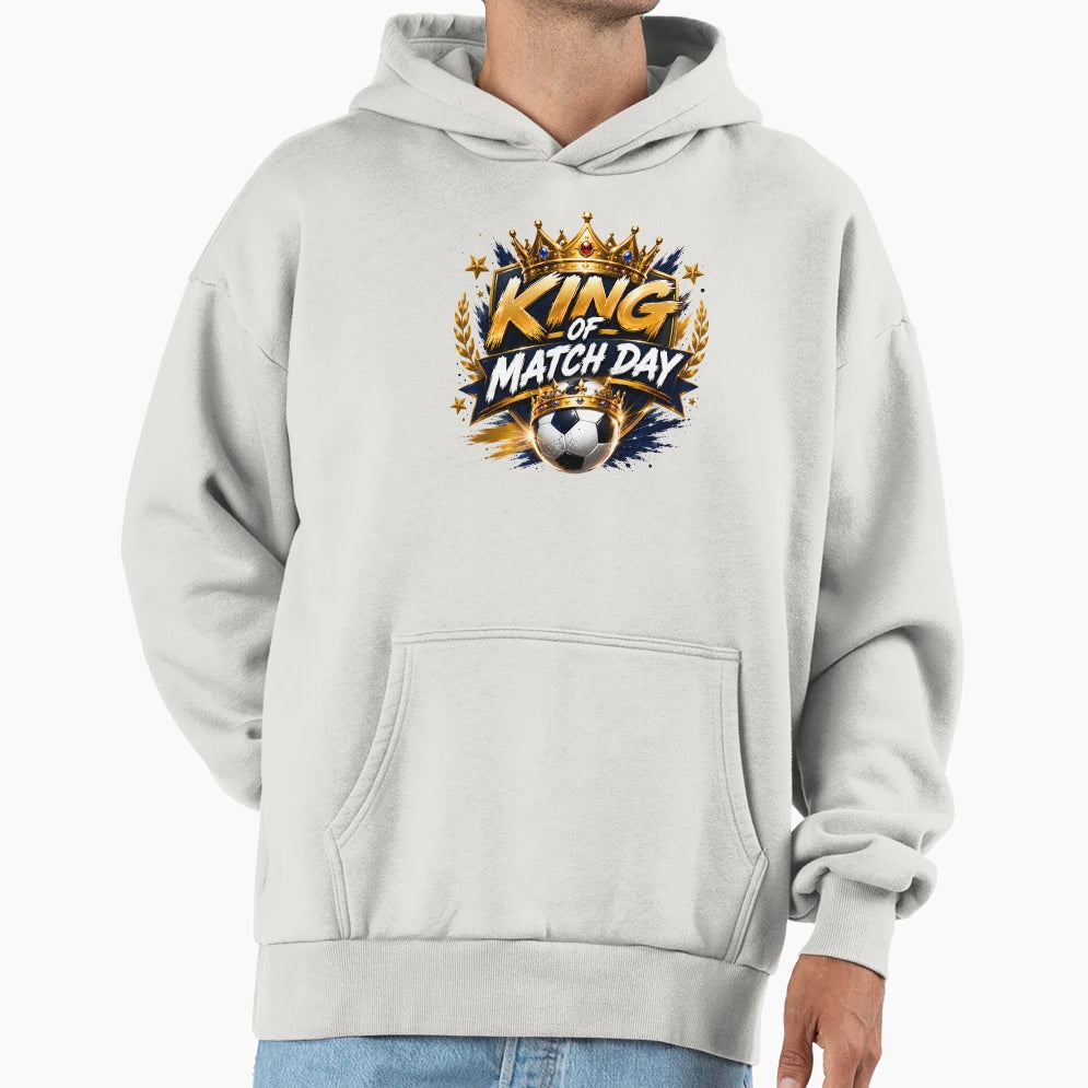 Football Fan Crown Soccer Ball T-Shirt - Casual Everyday Wear Men Women - T-Shirt, Sweatshirt, Hoodie