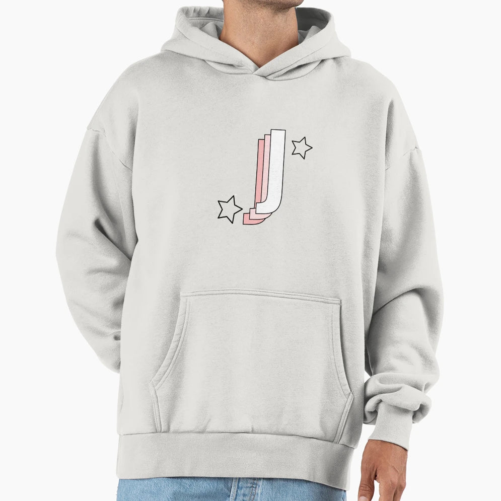 Aesthetic J Hoodie - Fun Novelty Design for Adults - T-Shirt, Sweatshirt, Hoodie