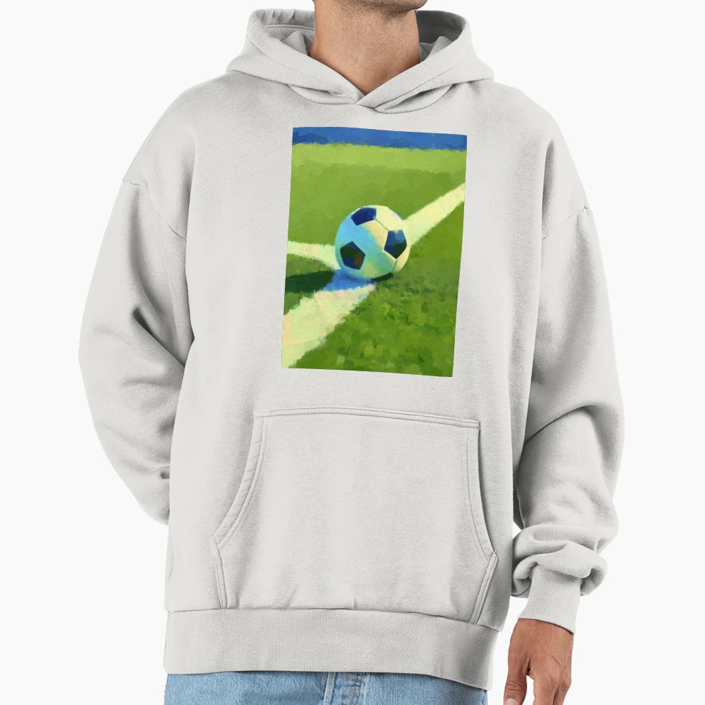Football Field Hoodie - Trendy Graphic Unisex - T-Shirt, Sweatshirt, Hoodie