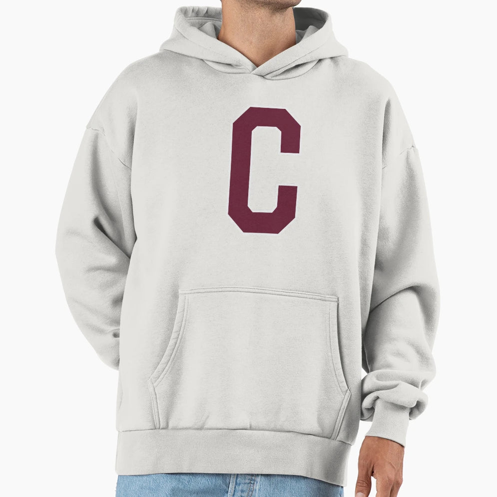Letter C Bold Collegiate Font Varsity Hoodie - Fun Novelty Design Unisex - T-Shirt, Sweatshirt, Hoodie