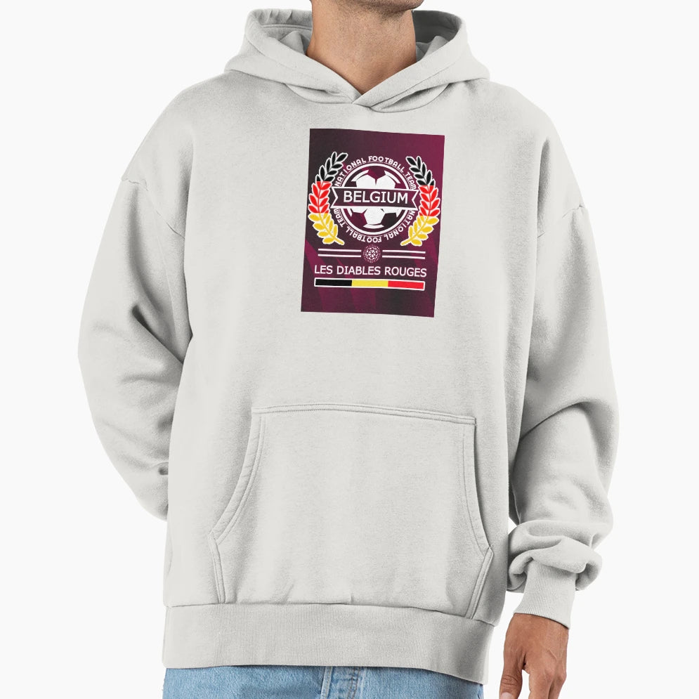 Belgium New Football Supporters And Hoodie - Graphic Print Men Women - T-Shirt, Sweatshirt, Hoodie