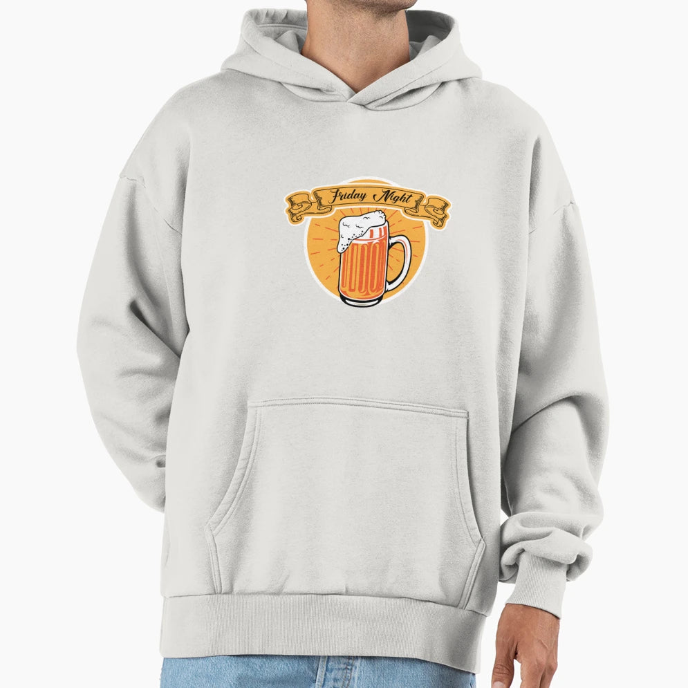 Beer T Shirtfriday Night Beer Gift T-Shirt - Minimalist Print for Adults - T-Shirt, Sweatshirt, Hoodie