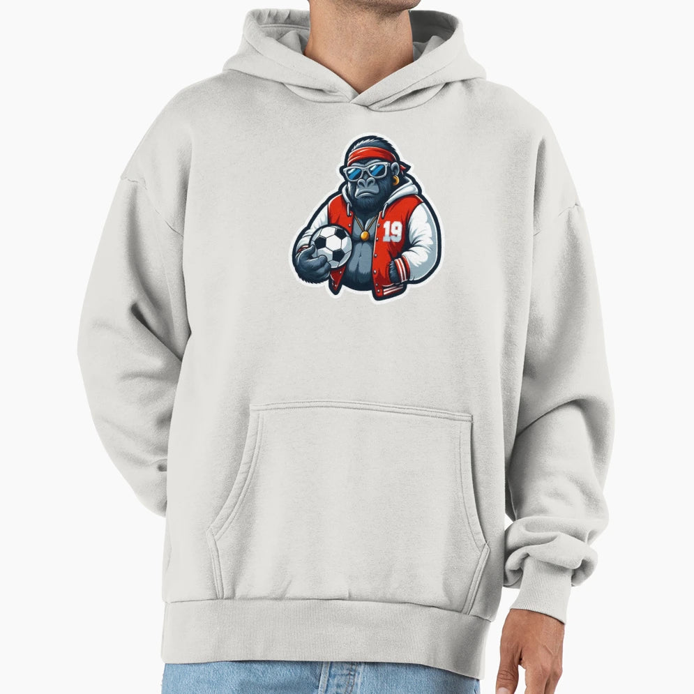 Animated Gorilla Hoodie - Casual Everyday Wear Unisex - T-Shirt, Sweatshirt, Hoodie