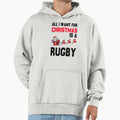 Funny Rugby Gift Sarcastic Offended Hoodie - Minimalist Print Unisex - T-Shirt, Sweatshirt, Hoodie